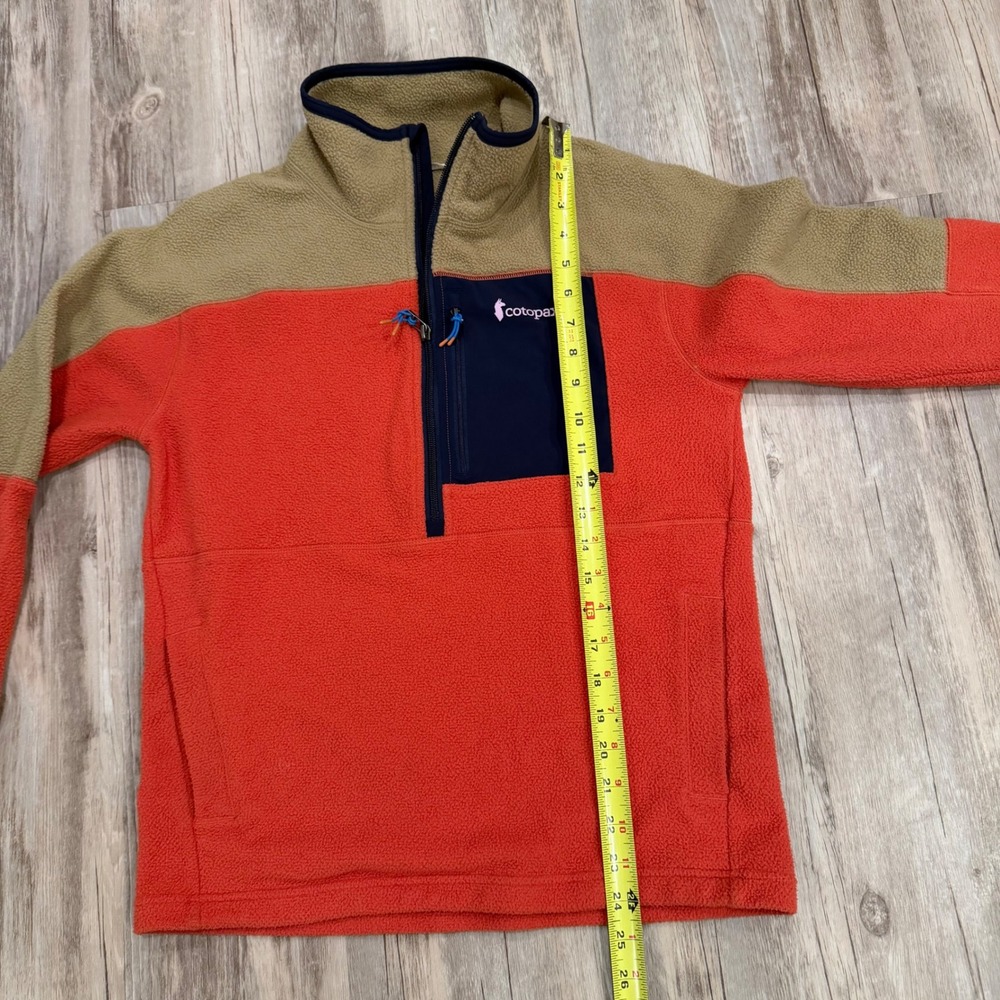 Cotopaxi‎ Abrazo Half-Zip Fleece Pullover Women's Small Salmon Tan Jacket - Picture 8 of 10